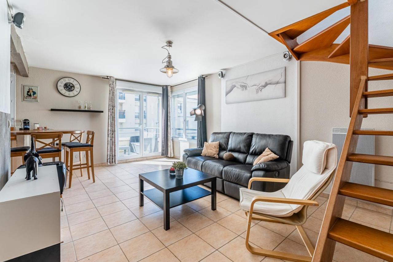 La Joliette; Duplex 2 Chambres, Parking Inclus+ Terrasse+ Ascenseur Marseille Exterior photo